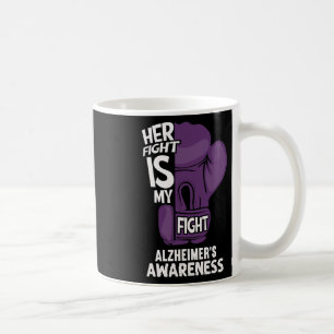 Fight Is My Fight Alzheimerheimer's Awareness Boxi Coffee Mug