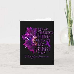 Fight Is My Fight Anemone Fibromyalgia Awareness  Card