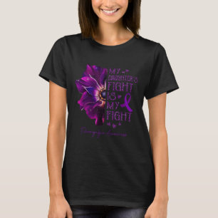 Fight Is My Fight Anemone Fibromyalgia Awareness  T-Shirt