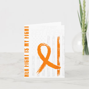 Fight Is My Fight Best Friend Leukaemia Awareness Card