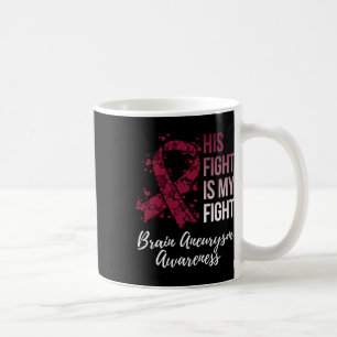 Fight Is My Fight Brain Aneurysm Awareness  Coffee Mug