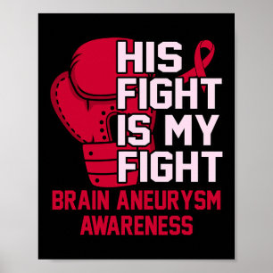 Fight Is My Fight Brain Aneurysm Awareness Month G Poster