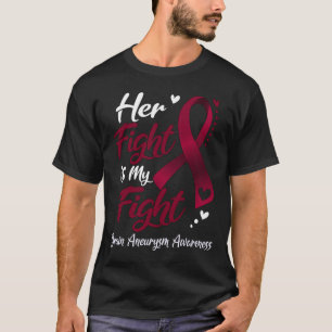 Fight Is My Fight Brain Aneurysm Awareness Ribbon  T-Shirt