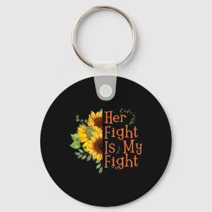 Fight Is My Fight Cancer Awareness - Ms Awareness  Key Ring