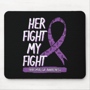 Fight Is My Fight Fibromyalgia Healthy Diet Gift I Mouse Pad