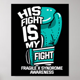Fight Is My Fight Fragile X Syndrome Awareness War Poster