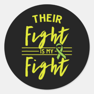 Fight Is My Fight Kidney Disease Awareness 1 Classic Round Sticker