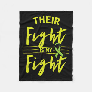 Fight Is My Fight Kidney Disease Awareness 1 Fleece Blanket