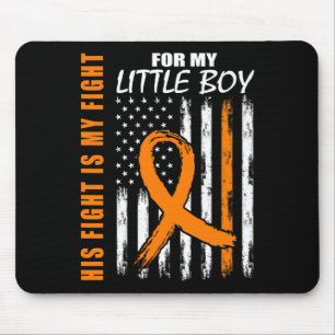 Fight Is My Fight Little Boy Son Leukaemia Awarene Mouse Pad