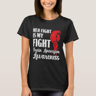 Fight Is My Fight Medical Condition Aneurysm Aware T-Shirt