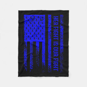 Fight Is Our Fight Hydrocephalus Awareness 1 Fleece Blanket