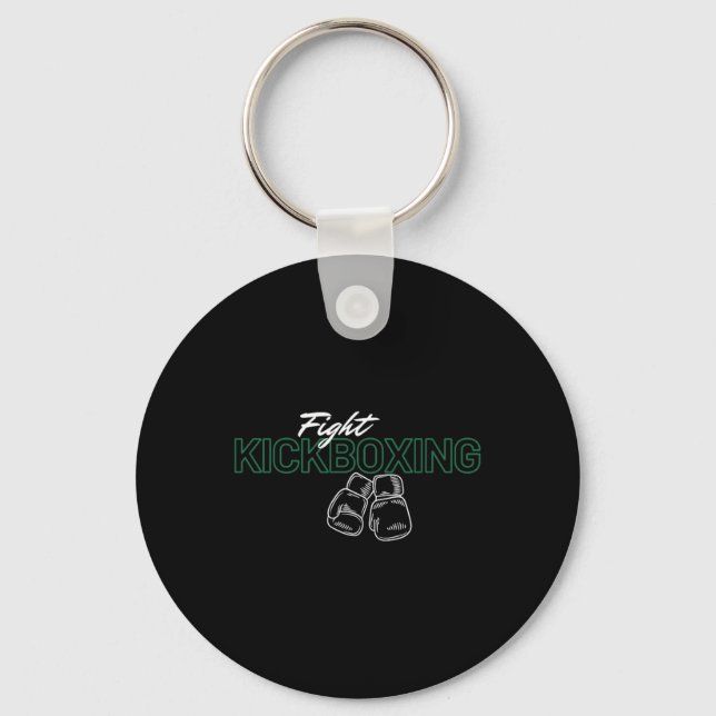 Fight Kickboxing  Key Ring (Front)