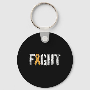 Fight Leukaemia Cancer Military Style Awareness Ri Key Ring