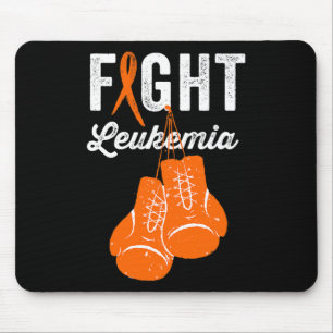 Fight Leukaemia Fighter Warrior Leukaemia Awarene Mouse Pad