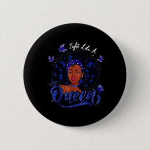 Fight Like A Queen Ataxia Awareness T-Shirt143 6 Cm Round Badge