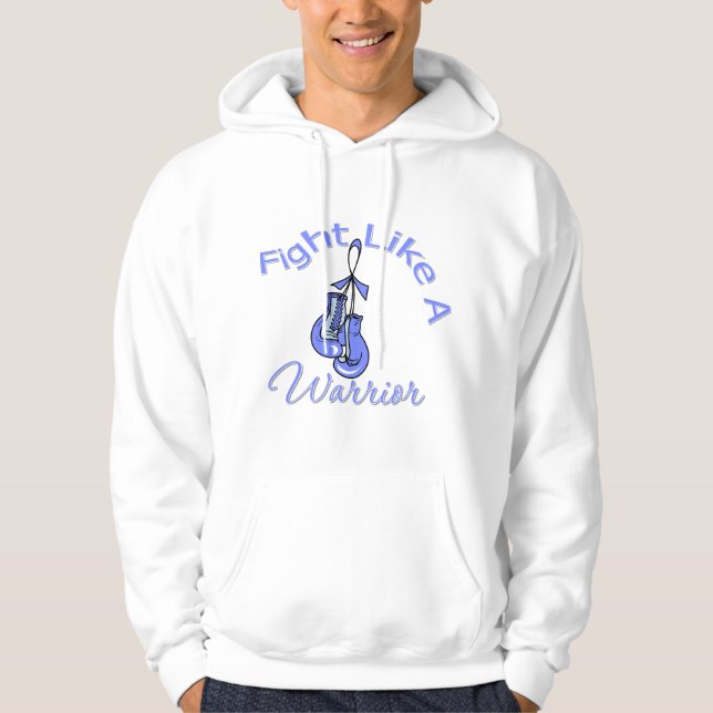 Fight Like A Warrior Oesophageal Cancer Hoodie (Front)
