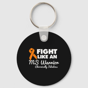 Fight Like An Ms Warrior Awareness Multiple Sclero Key Ring