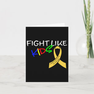 Fight Like Kids Childhood Cancer Awareness Month G Card