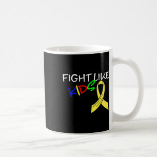 Fight Like Kids Childhood Cancer Awareness Month G Coffee Mug
