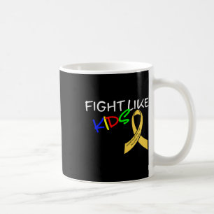 Fight Like Kids Childhood Cancer Awareness Month G Coffee Mug