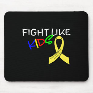 Fight Like Kids Childhood Cancer Awareness Month G Mouse Pad