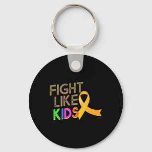 Fight Like Kids Childhood Cancer Awareness Month Y Key Ring