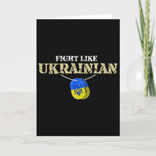 Fight Like Ukrainian 1 Card