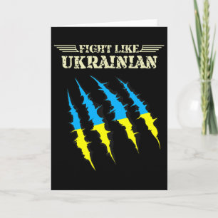 Fight Like Ukrainian 3 Card