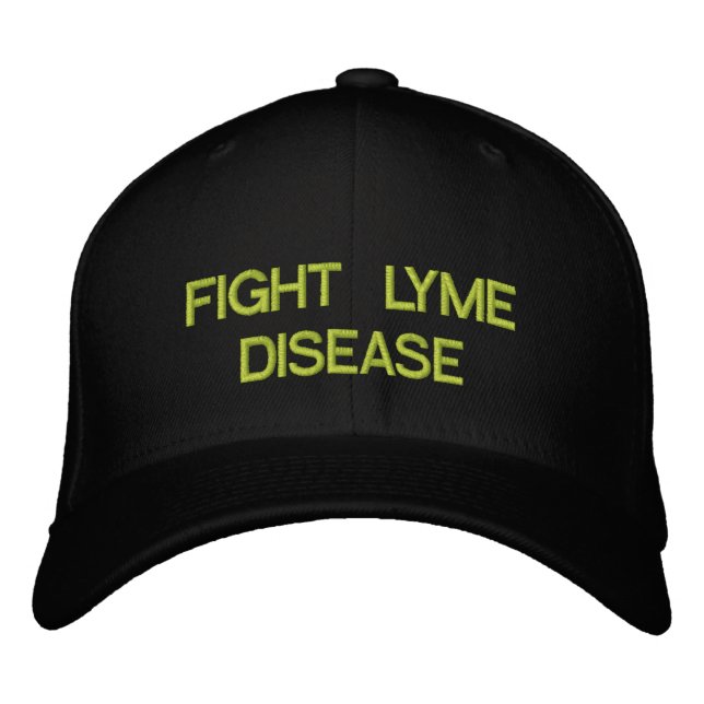 FIGHT LYME DISEASE EMBROIDERED HAT (Front)