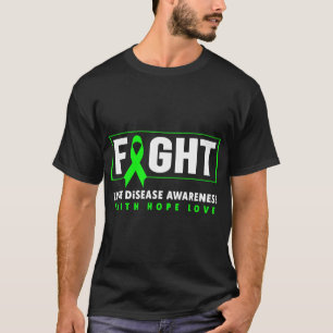 Fight Lyme Disease - Green Ribbon Lyme Disease Awa T-Shirt