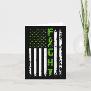 Fight Mental Health American Flag Awareness Surviv Card