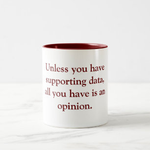 Fight mis-information! Fight bull****! Two-Tone Co Coffee Mug