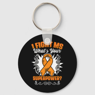 Fight Ms Awareness Multiple Sclerosis Survivor Key Ring