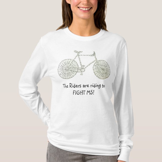 Fight MS Bike Tee (Front)