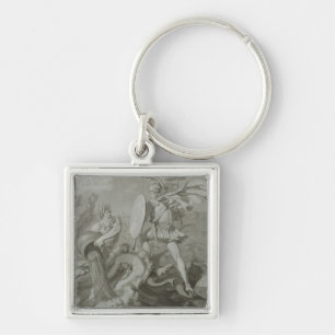 Fight of Achilles with the River Scamander Key Ring
