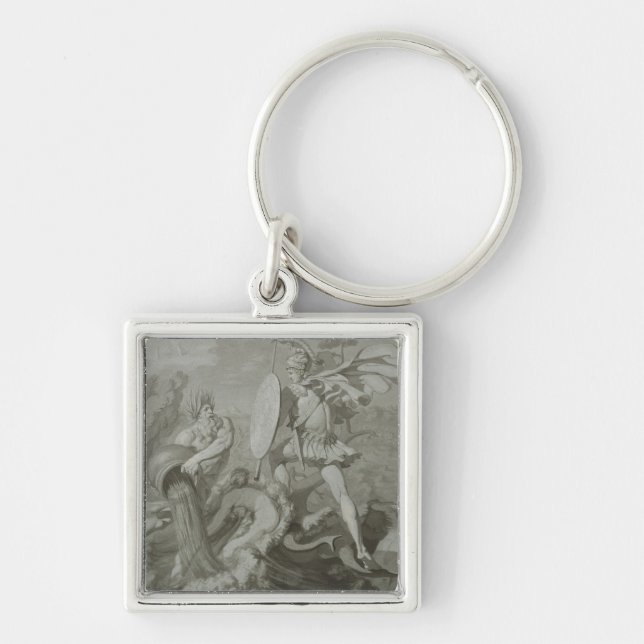 Fight of Achilles with the River Scamander Key Ring (Front)