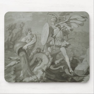 Fight of Achilles with the River Scamander Mouse Pad