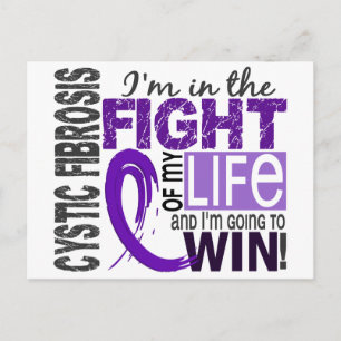 Fight Of My Life Cystic Fibrosis Postcard