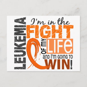 Fight Of My Life Leukaemia Postcard