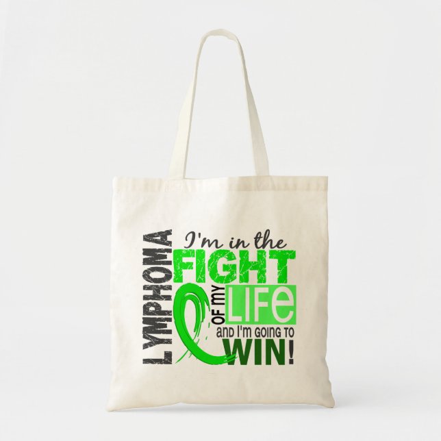 Fight Of My Life Lymphoma Tote Bag (Front)