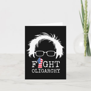 Fight Oligarchy Sanders And Aoc Freedom Us Anti Tr Card