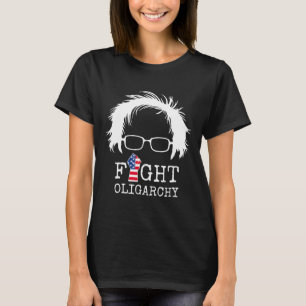 Fight Oligarchy Sanders And Aoc Freedom Us Anti Tr T-Shirt