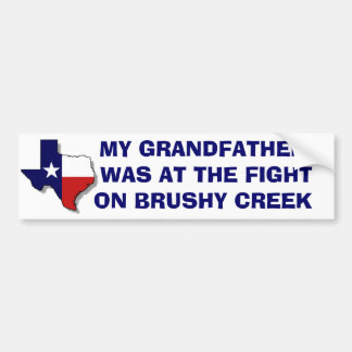 FIGHT ON BRUSHY CREEK - Customised Bumper Sticker