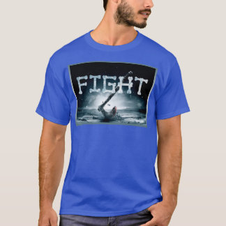 FIGHT on White T-Shirt