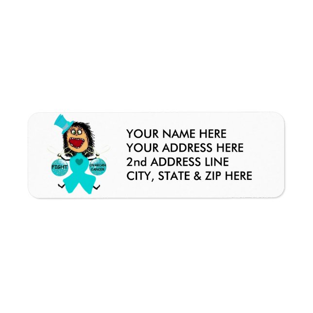 Fight Ovarian Cancer Return Address Label (Front)