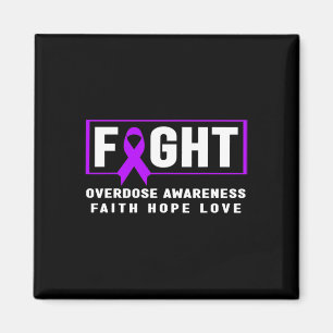 Fight Overdose - Addiction Awareness Magnet
