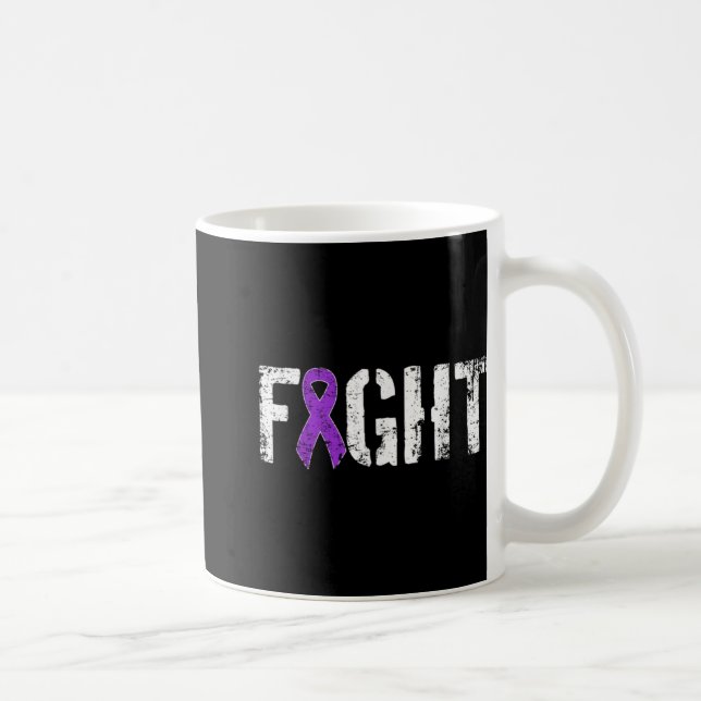 Fight Pancreatic Cancer Military Style Awareness  Coffee Mug (Right)