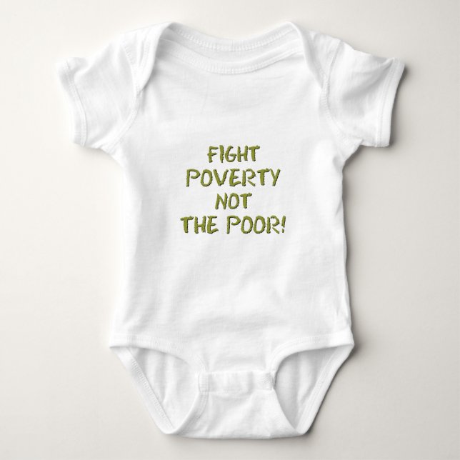 FIGHT POVERTY BABY BODYSUIT (Front)