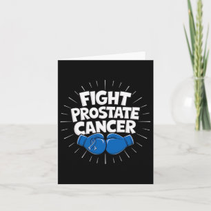 Fight Prostate Cancer Boxing Gloves Prostate Cance Card
