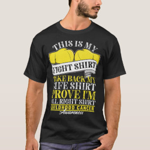Fight Shirt I Gold Awareness Ribbon I Childhood Ca